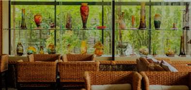 ホテル全体が美術館